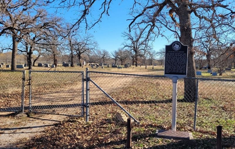 The Board Branch Cemetery and Marker image. Click for full size.