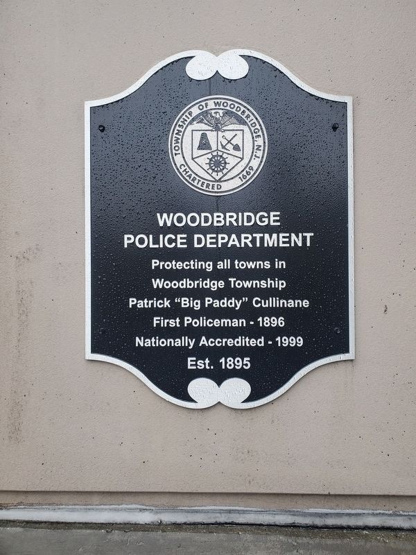 Woodbridge Police Department Marker image. Click for full size.