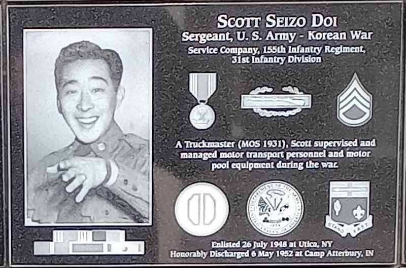 Scott Seizo Doi Marker image. Click for full size.