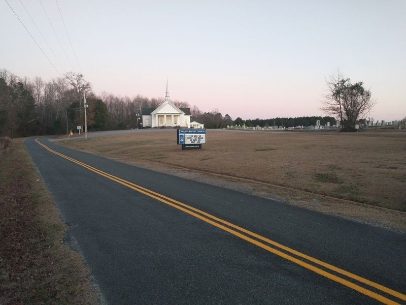 Philippi Baptist Church Marker image. Click for full size.