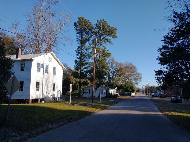 Markers from left to right: The Hamburg Massacre, Carrsville, Providence Baptist Church. Click for full size. Markers from left to right: The Hamburg Massacre, Carrsville, Providence Baptist Church image. Click for full size.