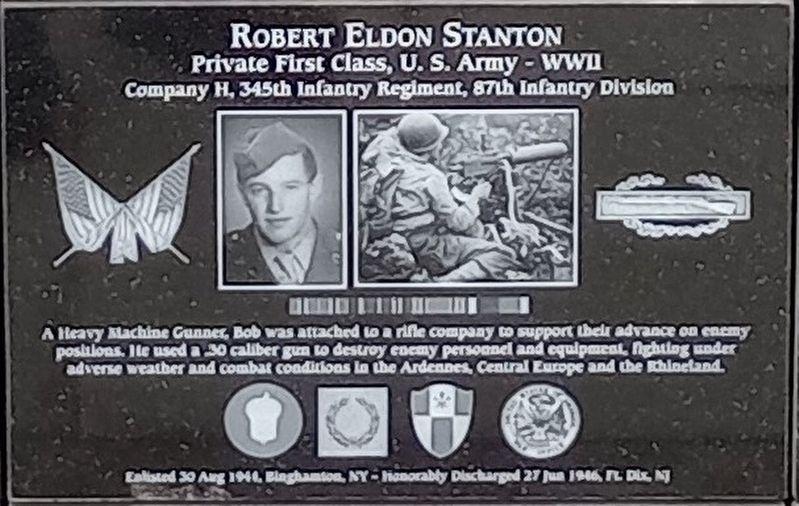 Robert Eldon Stanton Marker image. Click for full size.