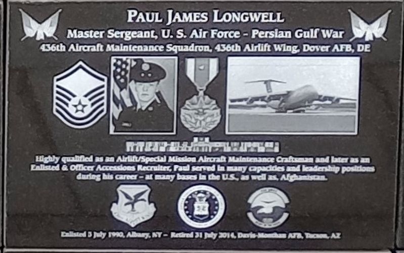 Paul James Longwell Marker image. Click for full size.