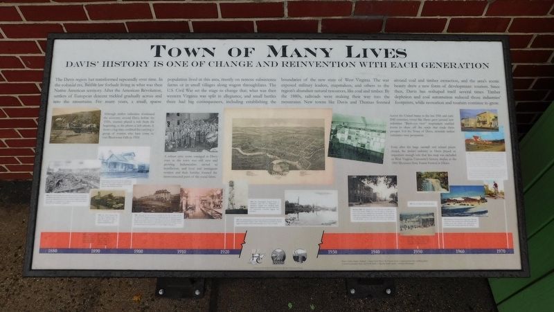 Town Of Many Lives Marker. Click for full size. Town Of Many Lives Marker image. Click for full size.