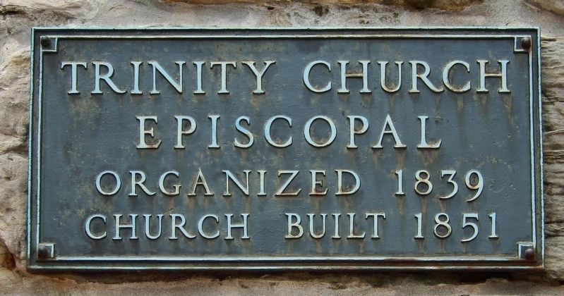 Trinity Episcopal Church Marker image. Click for full size.