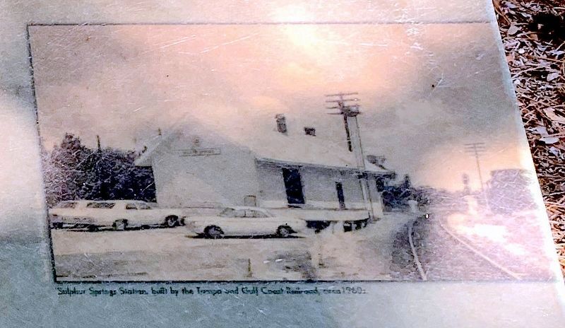 Sulphur Springs Station built by the Tampa and Gulf Railroad, circa 1960.. Click for full size. Sulphur Springs Station built by the Tampa and Gulf Railroad, circa 1960. image. Click for full size.