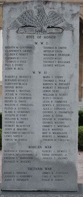 Bushnell Veterans Memorial. Click for full size. Bushnell Veterans Memorial image. Click for full size.