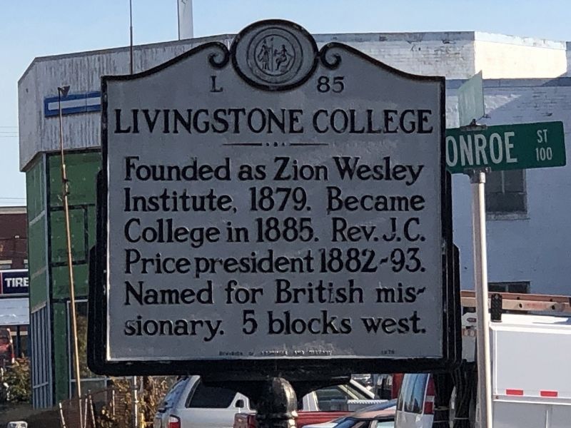 Livingstone College Marker image. Click for full size.