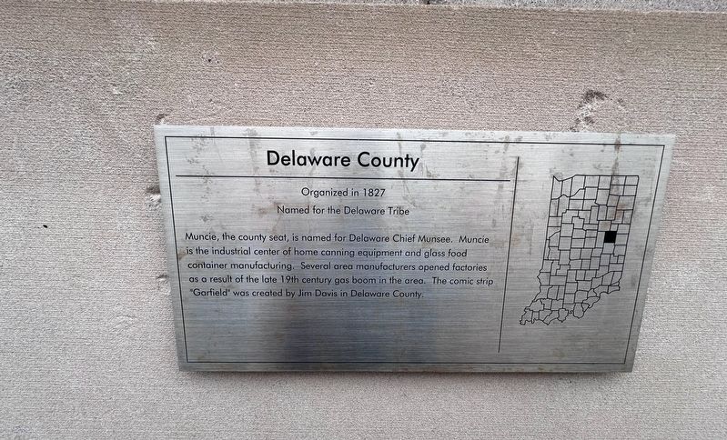 Delaware County Marker image. Click for full size.