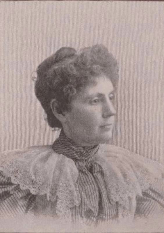 Frances Fisher Tiernan AKA Christian Reid (1846-1920) image. Click for full size.