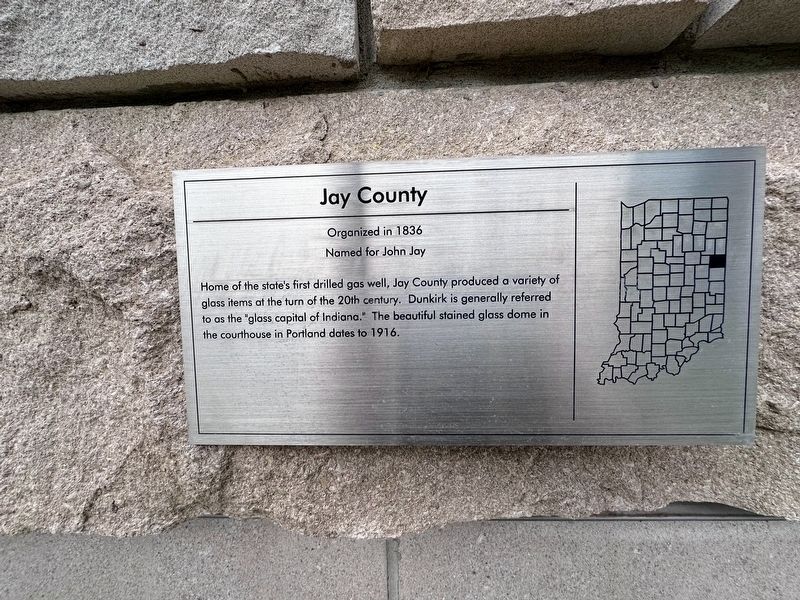 Jay County Marker image. Click for full size.