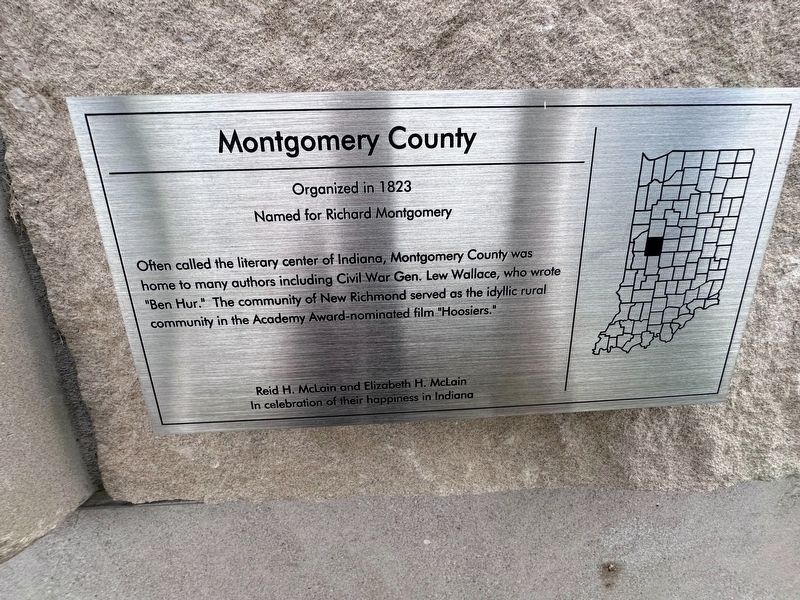 Montgomery County Marker image. Click for full size.
