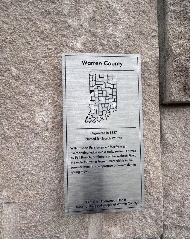 Warren County Marker image. Click for full size.