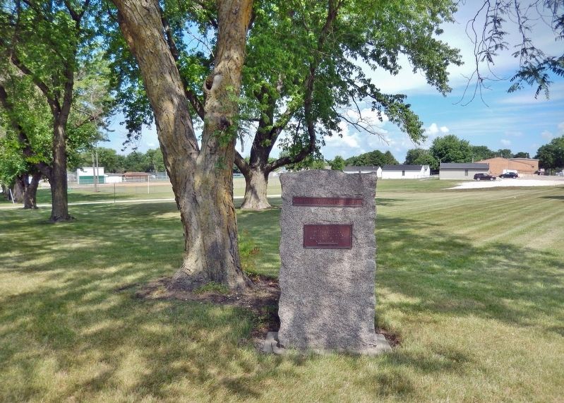 Hayes Memorial Field Marker. Click for full size. Hayes Memorial Field Marker image. Click for full size.