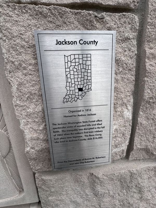 Jackson County Marker. Click for full size. Jackson County Marker image. Click for full size.