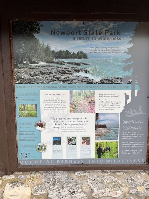The Village of Newport Marker, panel 3 image. Click for full size.