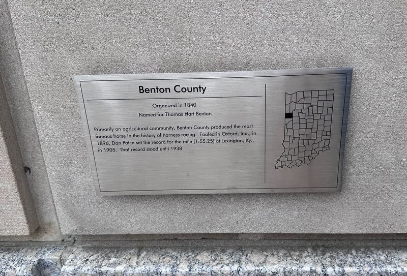 Benton County Marker. Click for full size. Benton County Marker image. Click for full size.