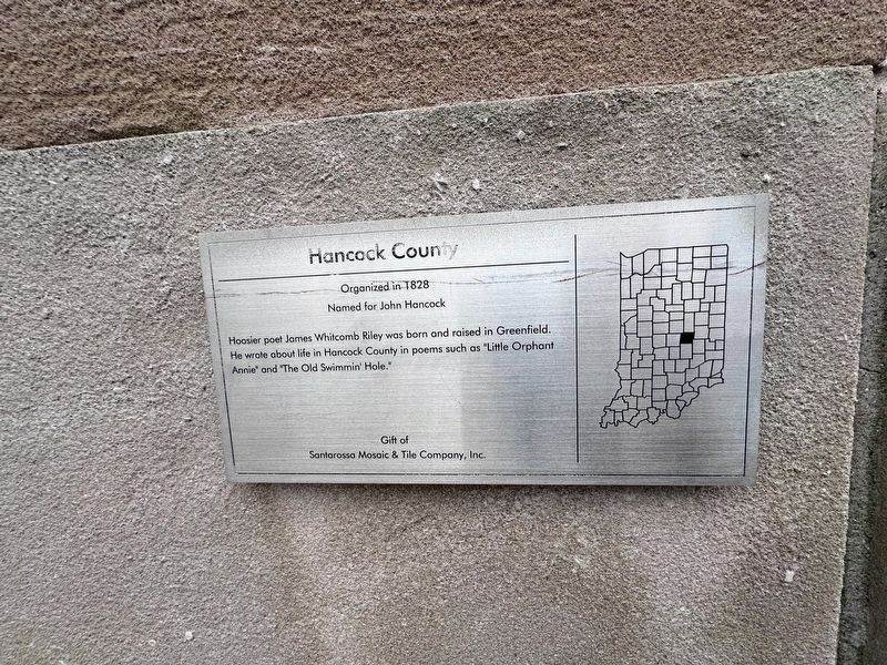 Hancock County Marker image. Click for full size.