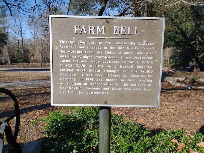 Farm Bell Marker image. Click for full size.