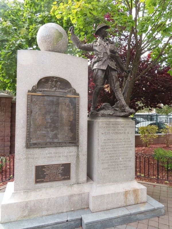 West Hoboken World War I Memorial image. Click for full size.