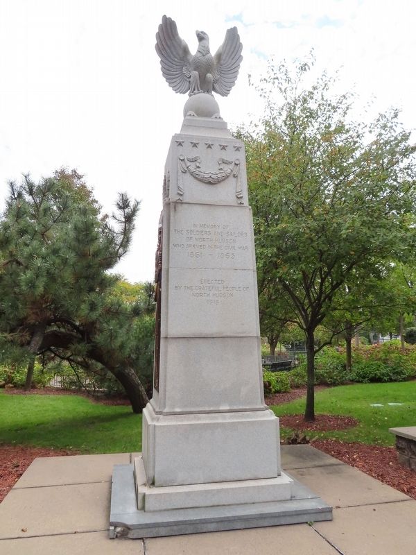 North Hudson Civil War Monument. Click for full size. North Hudson Civil War Monument image. Click for full size.