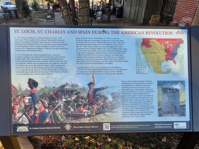 St. Louis, St. Charles and Spain During the American Revolution Marker image. Click for full size.