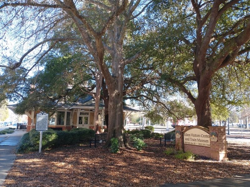 Aiken Railroad Depot. Click for full size. Aiken Railroad Depot image. Click for full size.