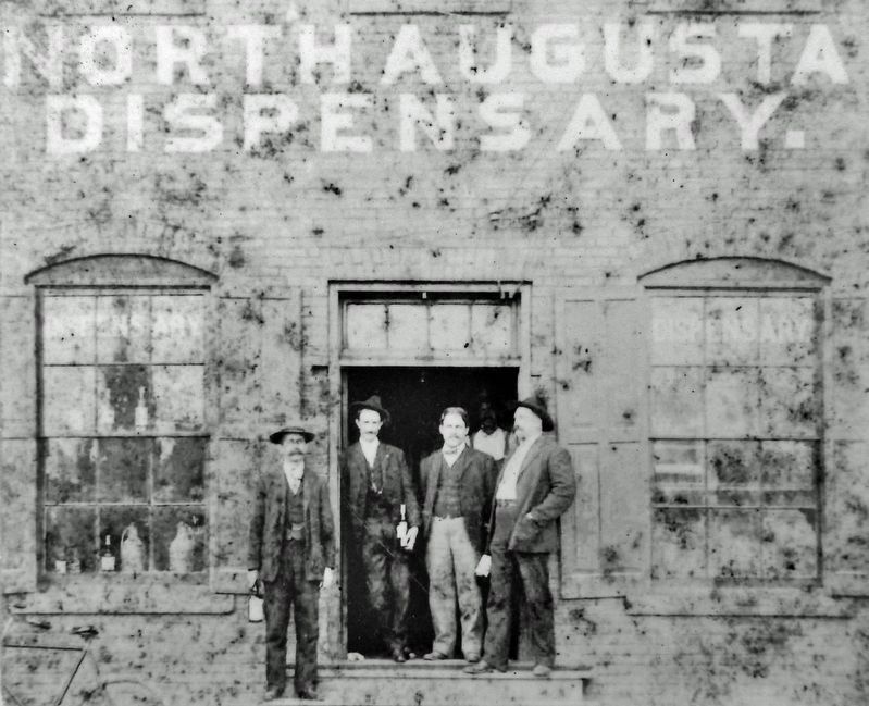 Marker detail: North Augusta Dispensary. Click for full size. Marker detail: North Augusta Dispensary image. Click for full size.