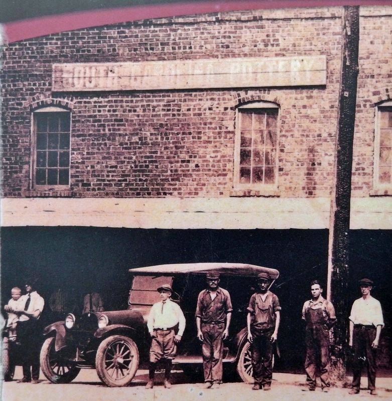 Marker detail: South Carolina Pottery image. Click for full size.