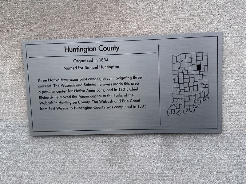 Huntington County Marker image. Click for full size.