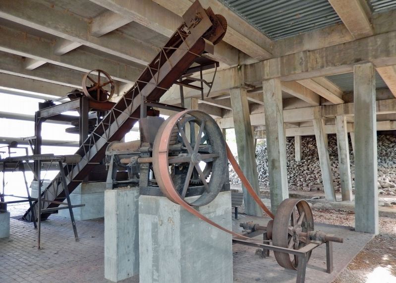 Old Pottery Production Equipment: Belt & Conveyor image. Click for full size.