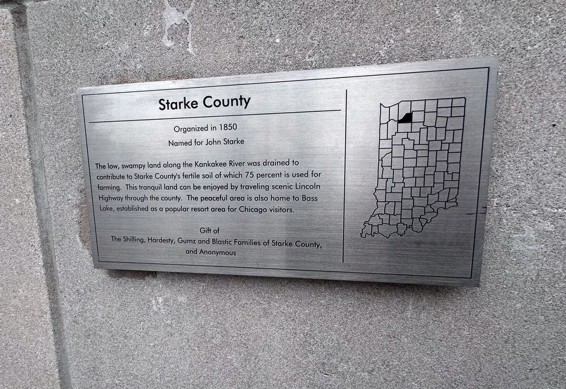 Starke County Marker image. Click for full size.