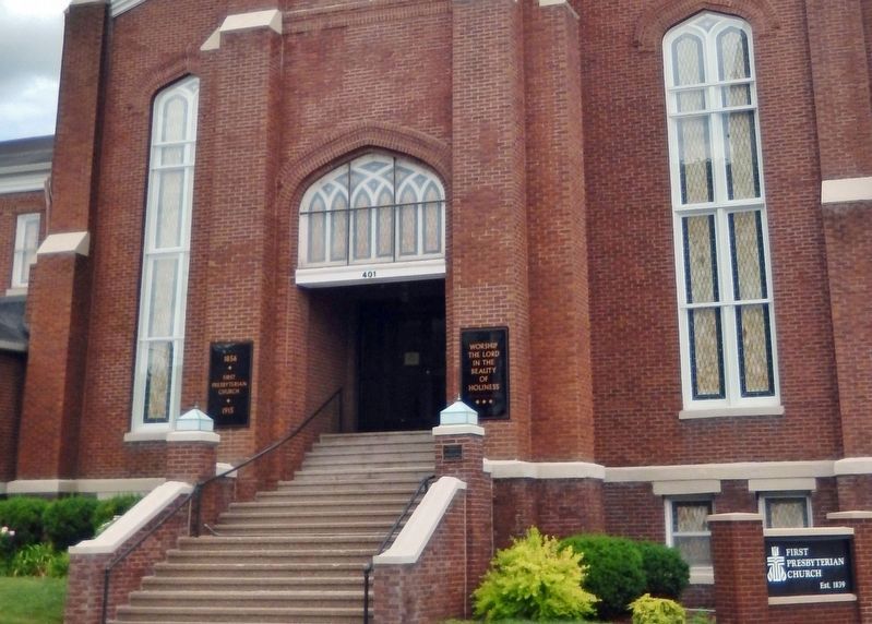 First Presbyterian Church Marker image. Click for full size.