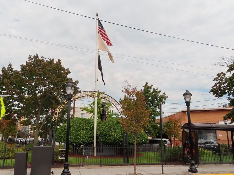 Spanish American War Memorial Plaza. Click for full size. Spanish American War Memorial Plaza image. Click for full size.
