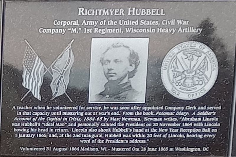 Richtmyer Hubbell Marker image. Click for full size.