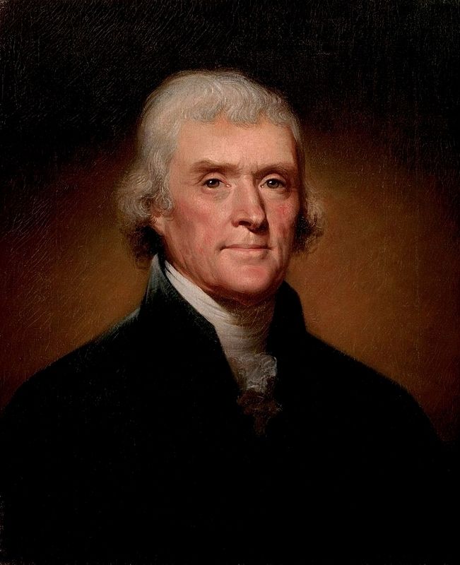 Thomas Jefferson. Click for full size. Thomas Jefferson image. Click for full size.