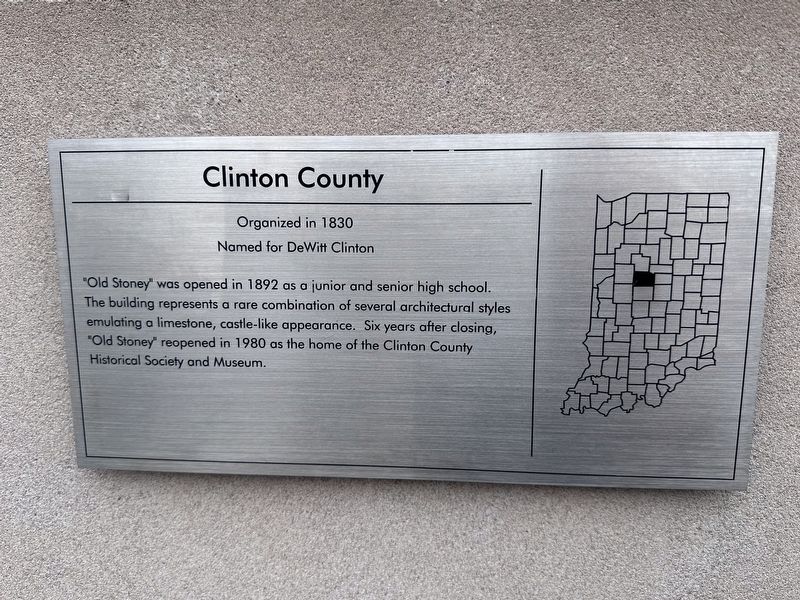Clinton County Marker image. Click for full size.