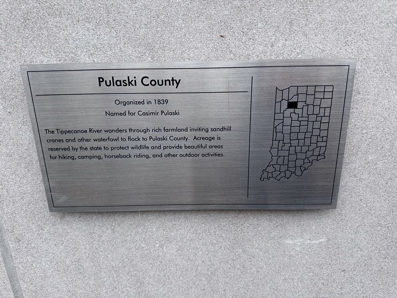 Pulaski County Marker. Click for full size. Pulaski County Marker image. Click for full size.