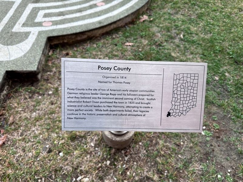 Posey County Marker image. Click for full size.