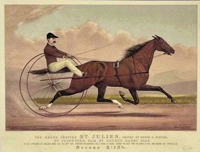 Marker detail: St. Julien lithograph and caption image. Click for full size.