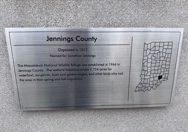 Jennings County Marker image. Click for full size.