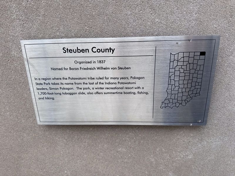 Steuben County Marker image. Click for full size.