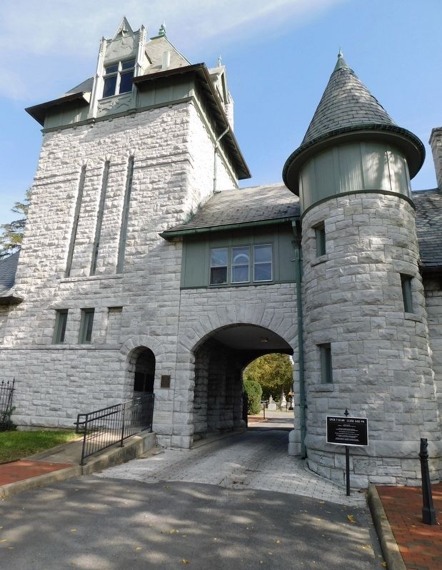 Mount Hebron Cemetery and Gatehouse Marker image. Click for full size.