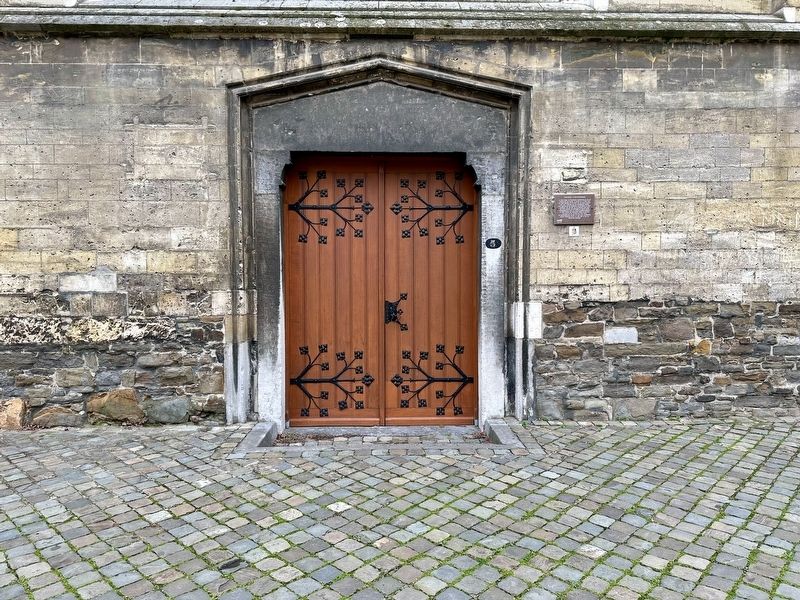 Franciscan or �Little Brothers� Church Marker - wide view image. Click for full size.