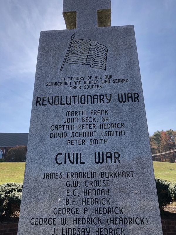 Beck's United Church of Christ Veterans Memorial image. Click for full size.
