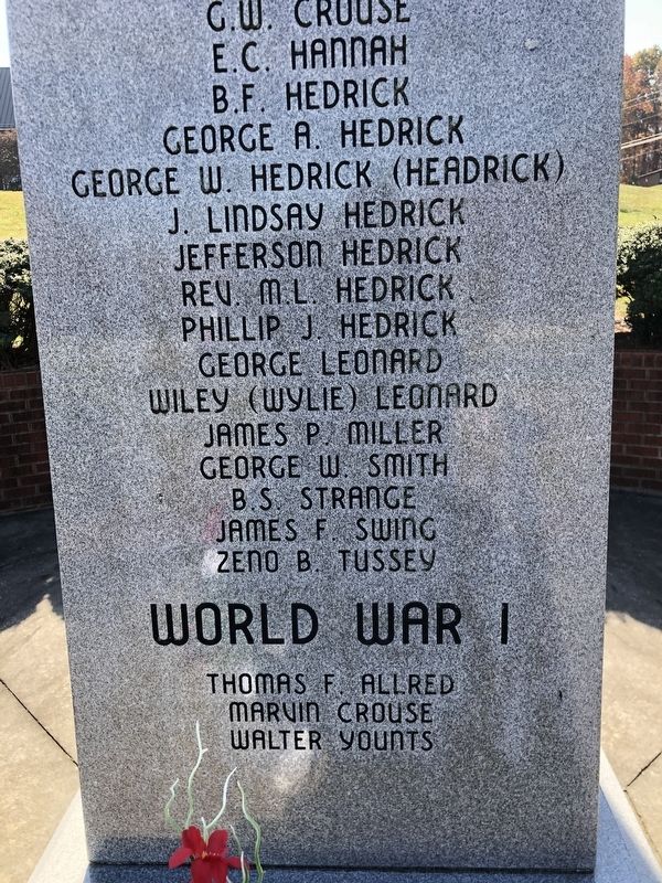 Beck's United Church of Christ Veterans Memorial image. Click for full size.