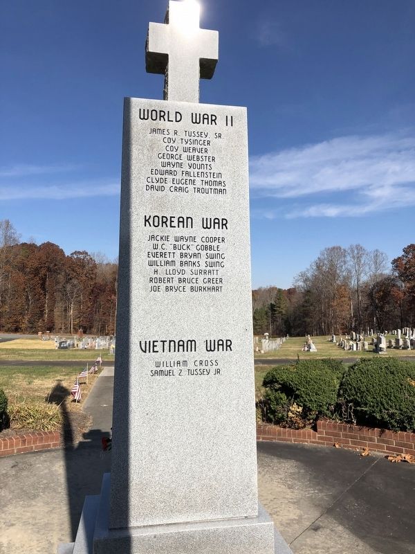 Beck's United Church of Christ Veterans Memorial image. Click for full size.