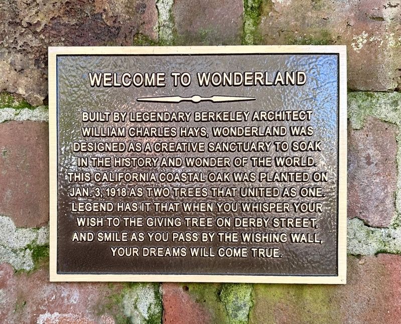 Welcome to Wonderland Marker image. Click for full size.