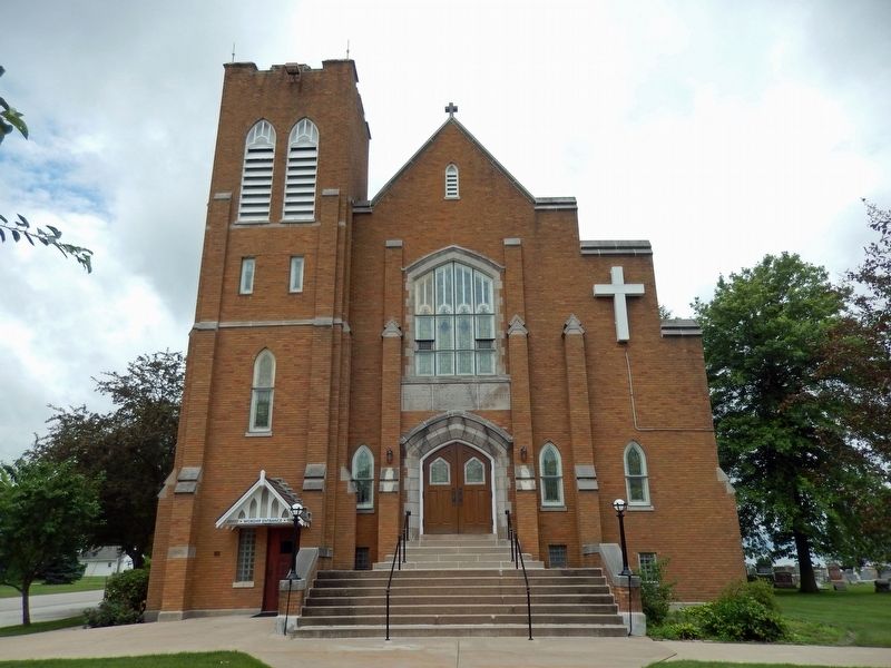 Swedish Evangelical Lutheran Church (<i>east elevation</i>) image. Click for full size.
