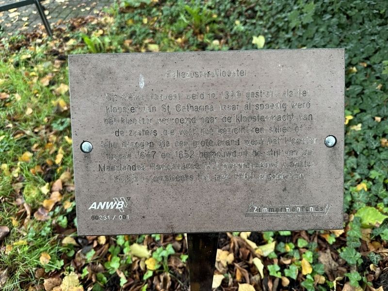 Faliezustersklooster Marker image. Click for full size.